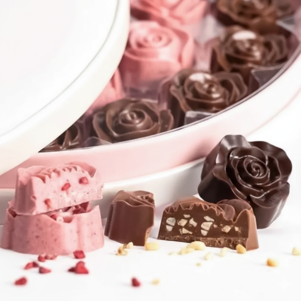 Big Rose Chocolate Box