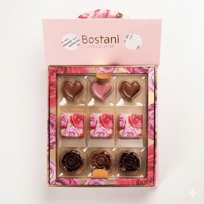 Big Rose Bag Chocolate Box