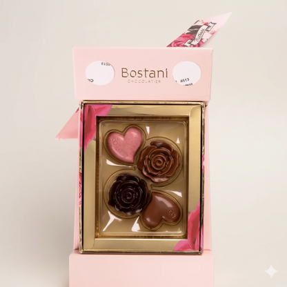 Small Rose Bag Chocolate Box