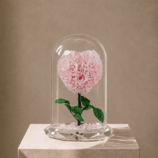 Forever rose pink heart